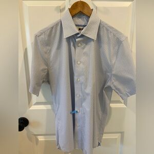 Men’s Joseph Abboud Short Sleeve Dress Shirt Size M (EUC)